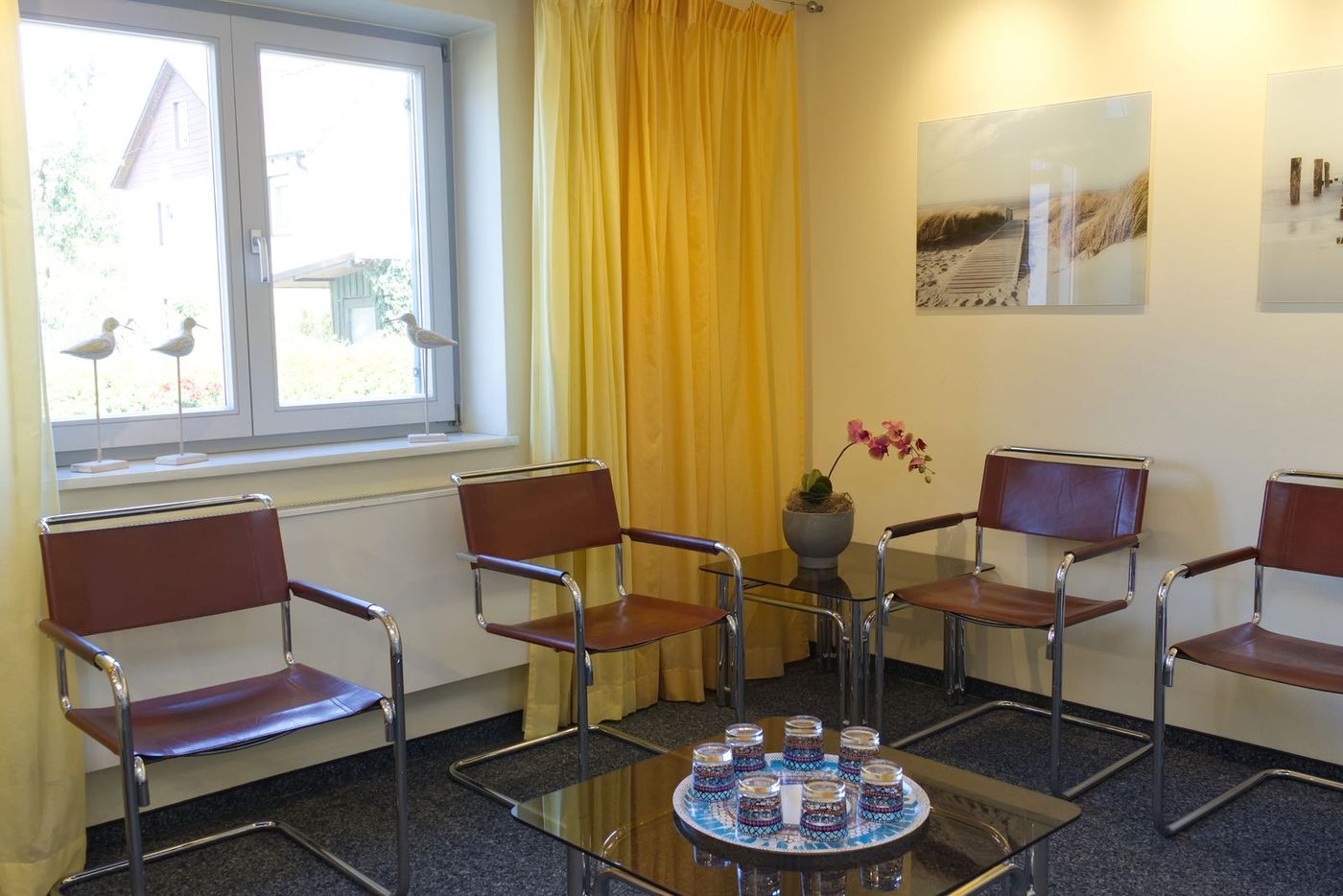Wartezimmer der Praxis